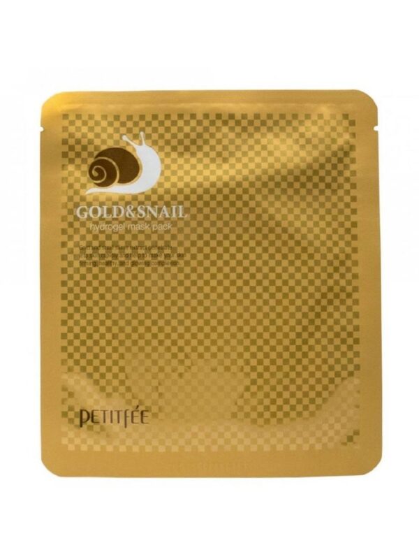 petitfee gold and snail hydrogel face mask pack