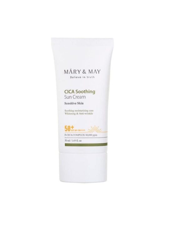 mary & may CICA Soothing Sun Cream SPF50+ PA++++ 50ml
